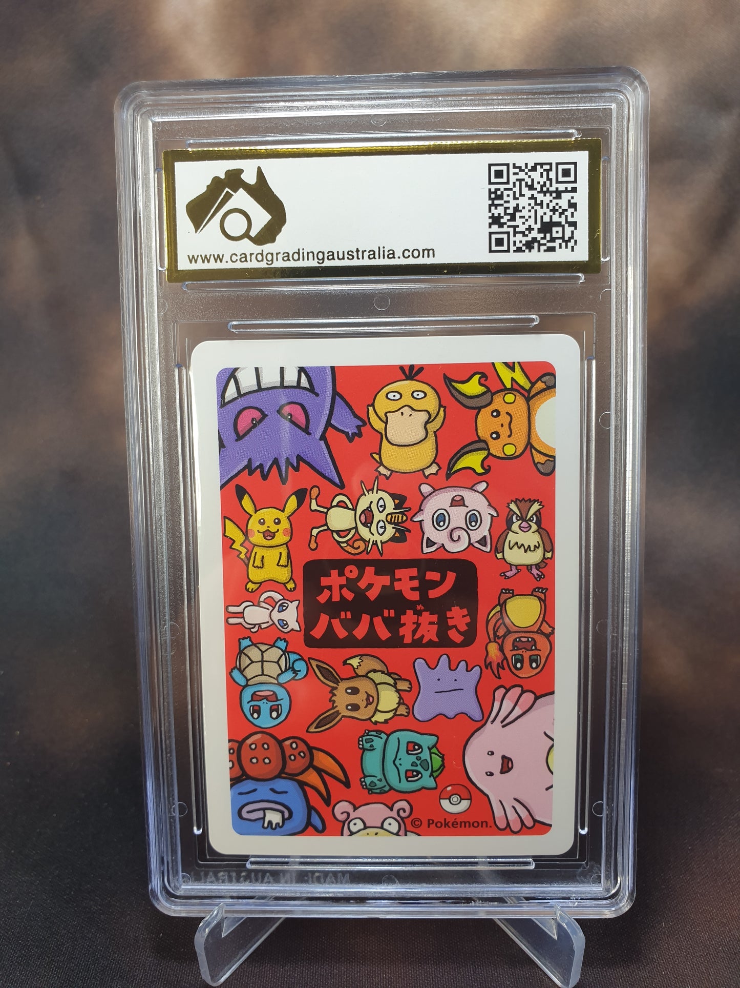 Meowth Babanuki Pokemon Centre CGA 9.5 Old Maid JAPANESE POKEMON GRADED CARD