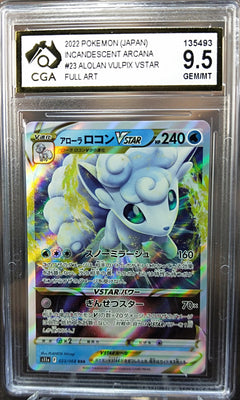 Alolan Vulpix VSTAR 023/068 CGA 9.5 Incandescent Arcana Japanese POKEMON CARD