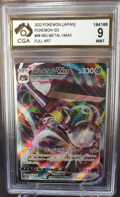 Melmetal VMAX 048/071 s10b CGA 9 Pokemon Go JAPANESE POKEMON GRADED CARD