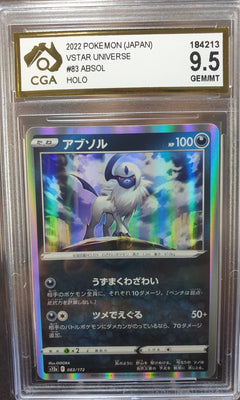 Absol 083/172 s12a CGA 9.5 VStar Universe JAPANESE POKEMON GRADED CARD