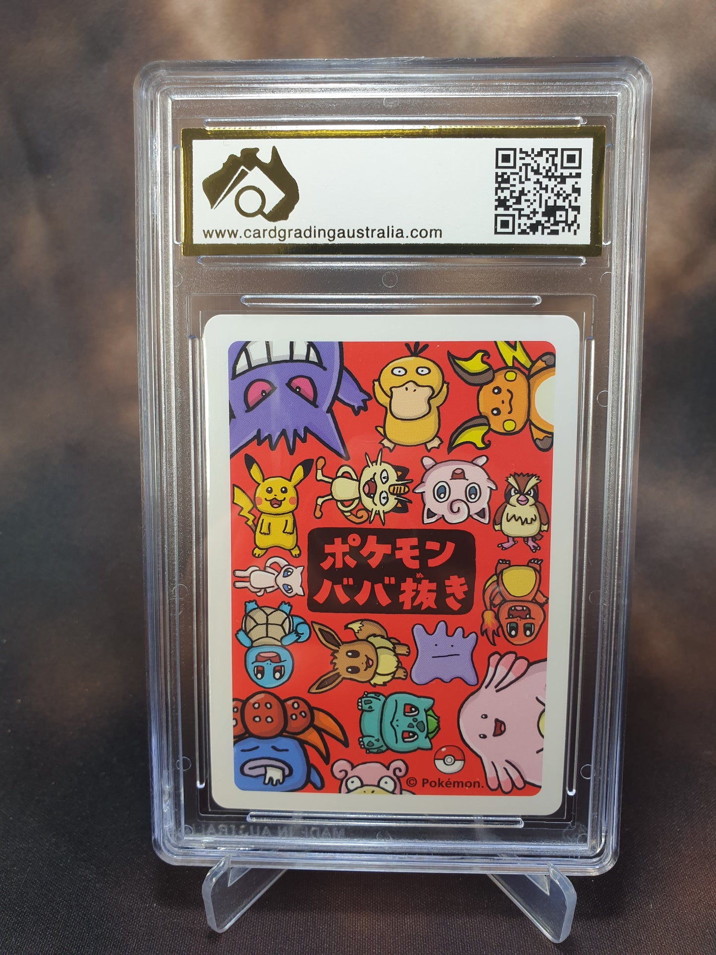 Meowth Babanuki Pokemon Centre CGA 9.5 Old Maid JAPANESE POKEMON GRADED CARD