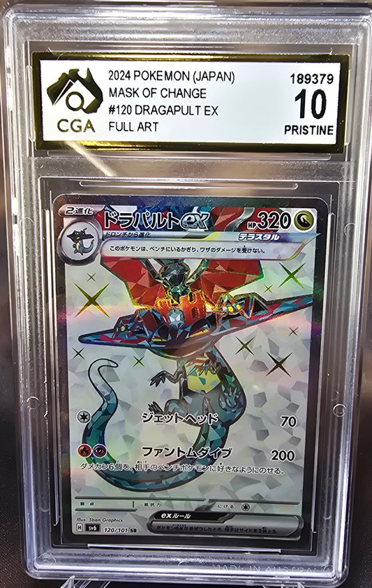 Dragapult ex	120/101 CGA 10 sv6 Pokemon Card Graded Japanese