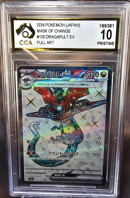 Dragapult ex	120/101 CGA 10 sv6 Pokemon Card Graded Japanese