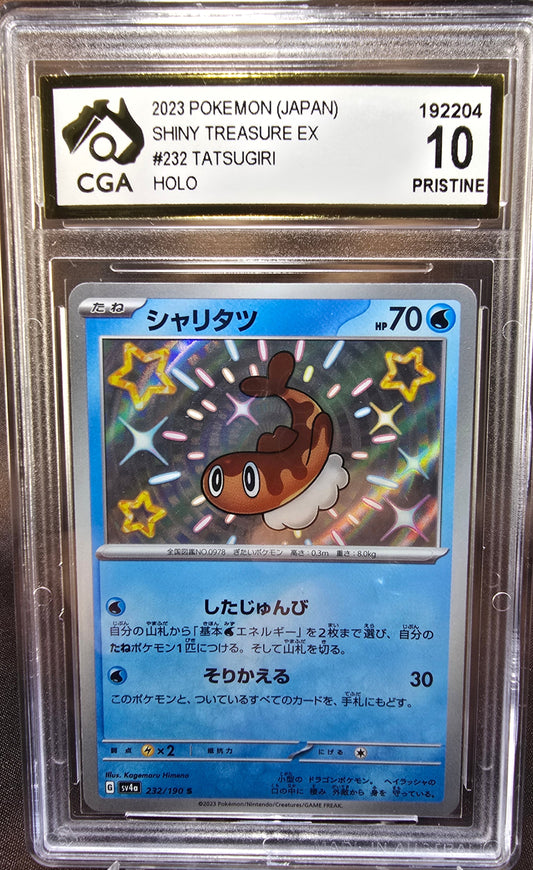 Tatsugiri	232/190 CGA 10 sv4a Pokemon Card Graded Japanese